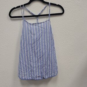 Stars Above Blue and White Camisole Top